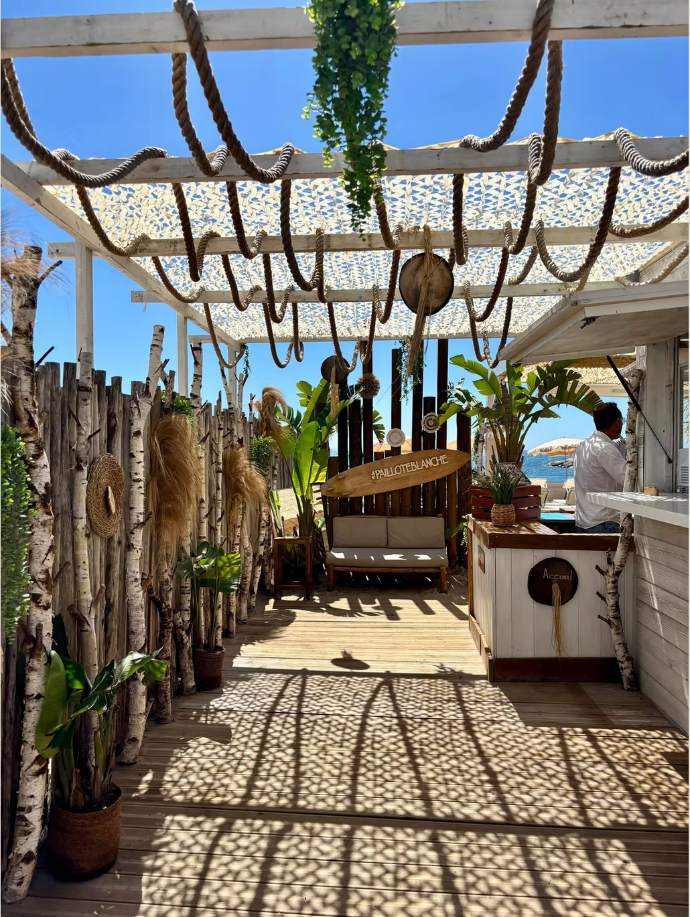 Beach club tendance déco
