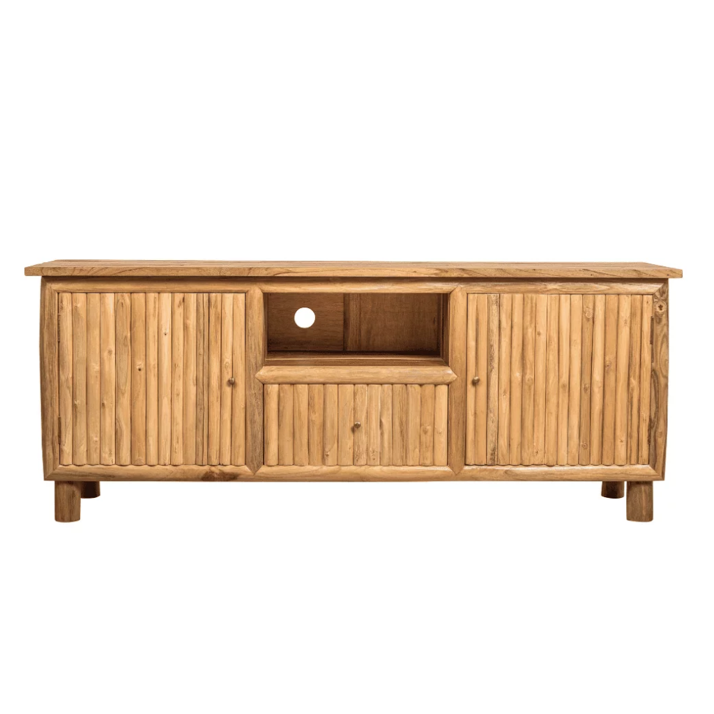 PIERROT - Buffet en branche de teck L150*l45*H60cm