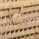 PILOU - Grand coffre de rangement en feuilles de palmier doum L60xl35xh35cm