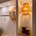 RAM - Applique en raphia L25*l25*H34cm