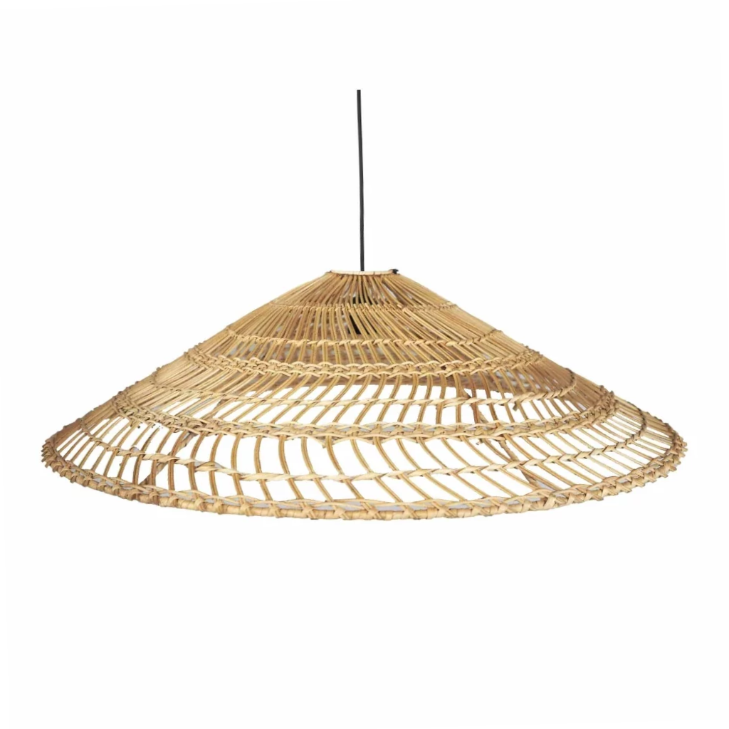 SHINE - Suspension en rotin triangle D80 h26 cm