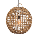 SNOOP - Suspension en feuille de bananier ronde D43*H43cm