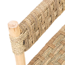 TOKA - Fauteuil en bois et corde - L65cmxP65cmxH75cm