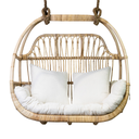 UBUD- BALANCELLE en rotin 2 places avec coussins