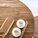 YAGA - Table ovale en teck recyclé  240x130x78x5