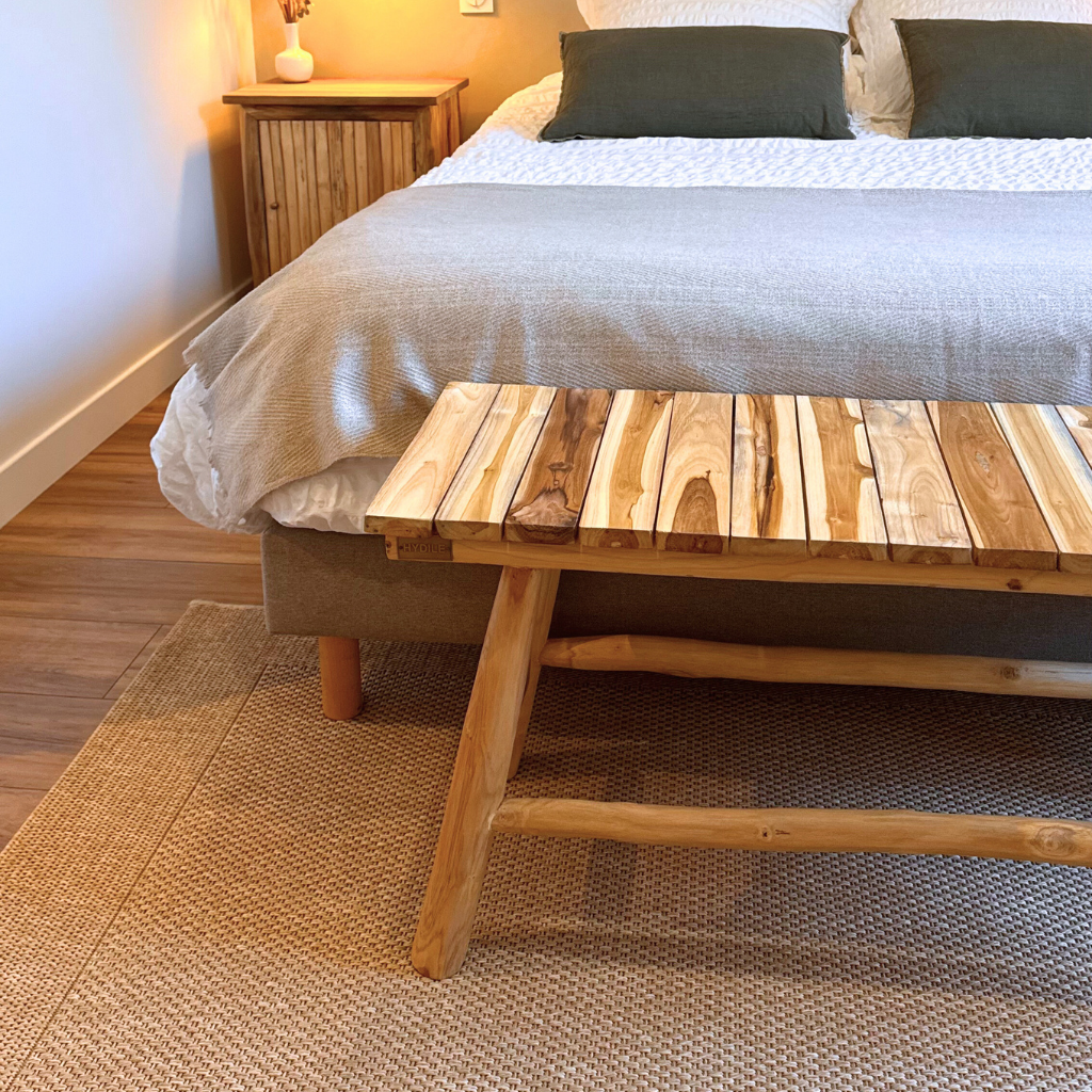 YAGY - Banc en teck L110*l35*H47cm