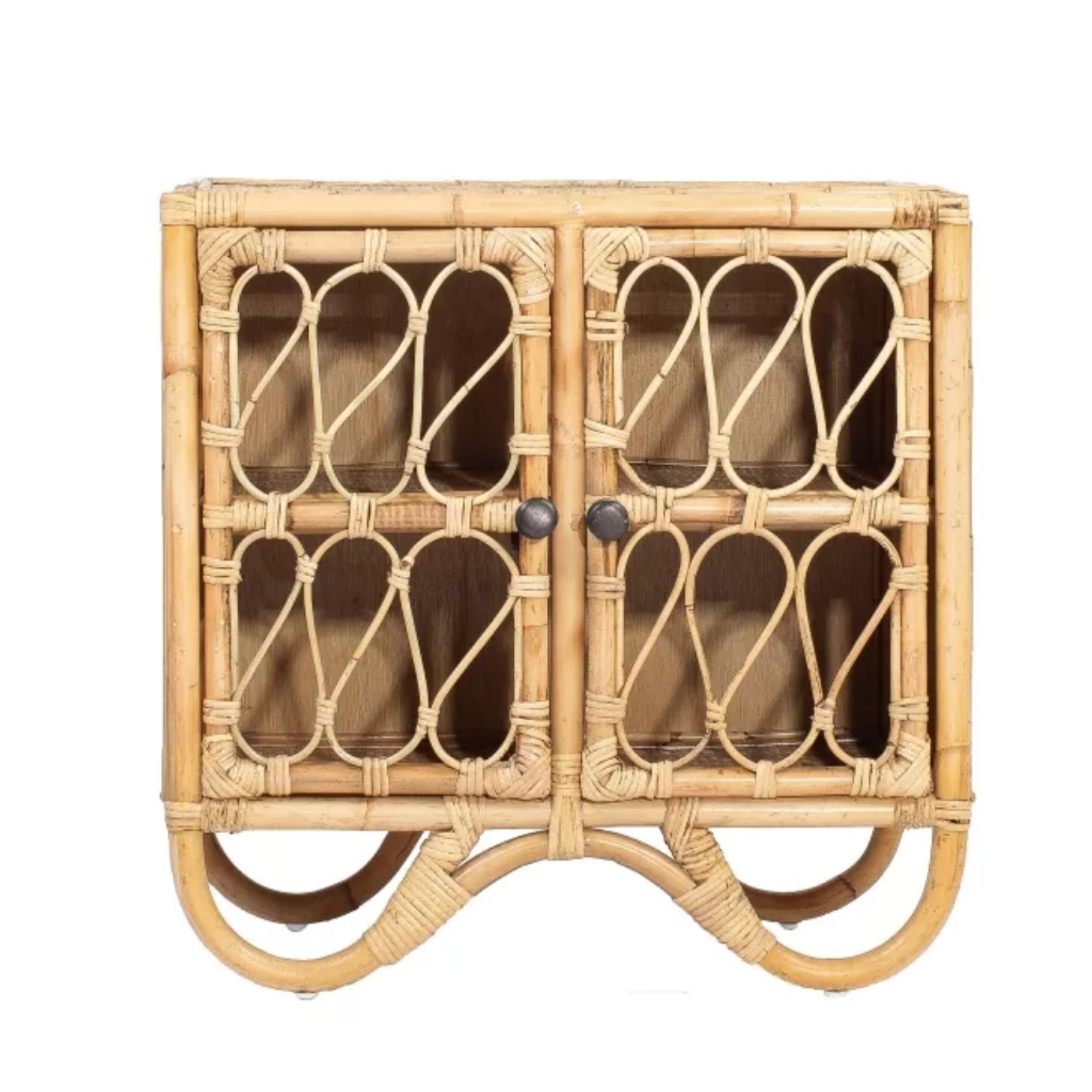 YOGY - Petit console en rotin L60xl35xh60cm