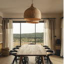 MAYA - Suspension en rotin  D60cm H50cm