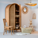 CHAPPY - Suspension en raphia  D80cm H6cm