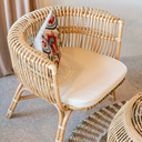 HAVANA - Fauteuil en rotin avec coussin  L92cml70cmh75cm