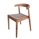 AMBIA - Chaise en bois de teck et corde synthétique naturel