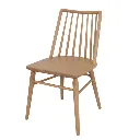 LISE - Chaise en bois de sungkai