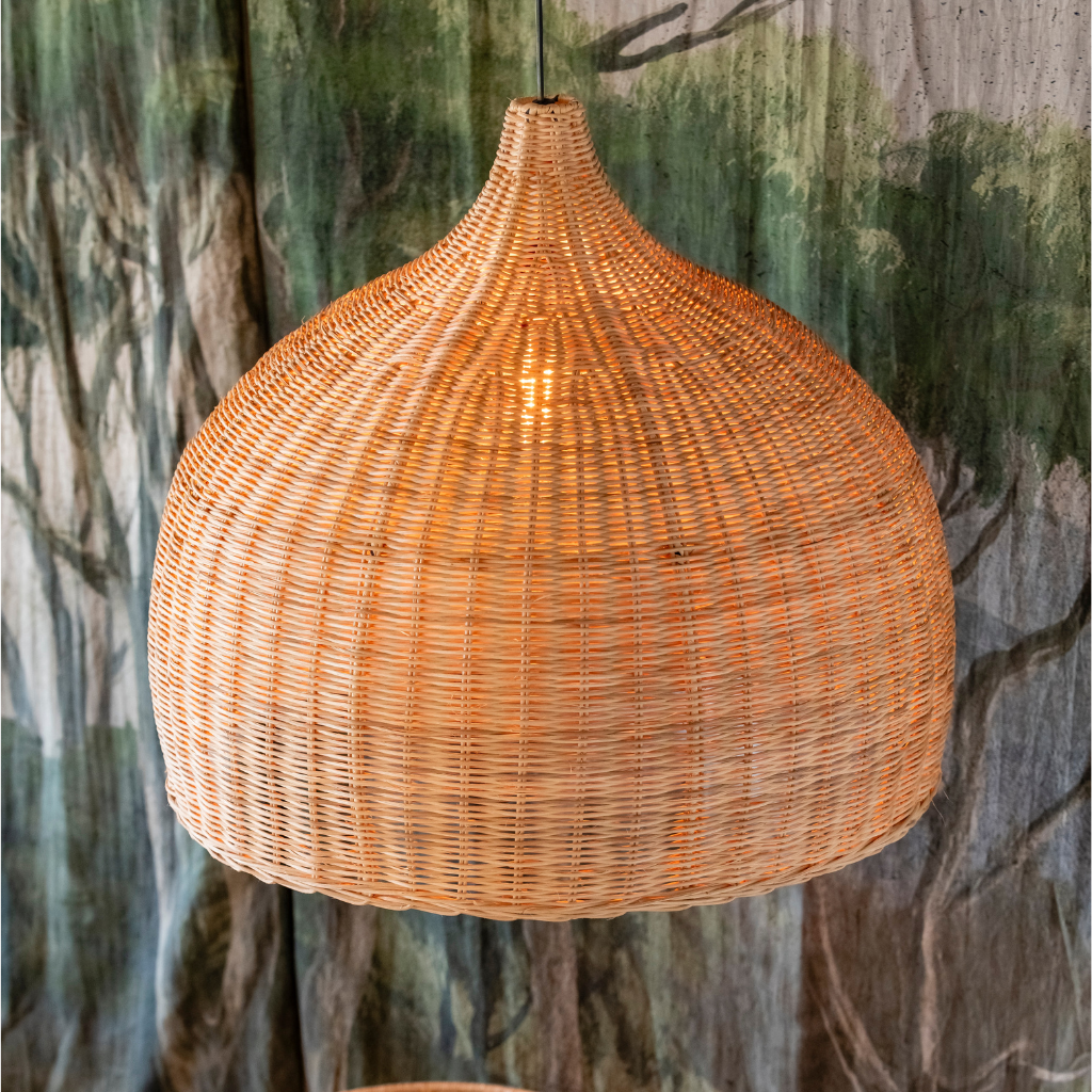 MAYA - Suspension en rotin  D60cm H50cm