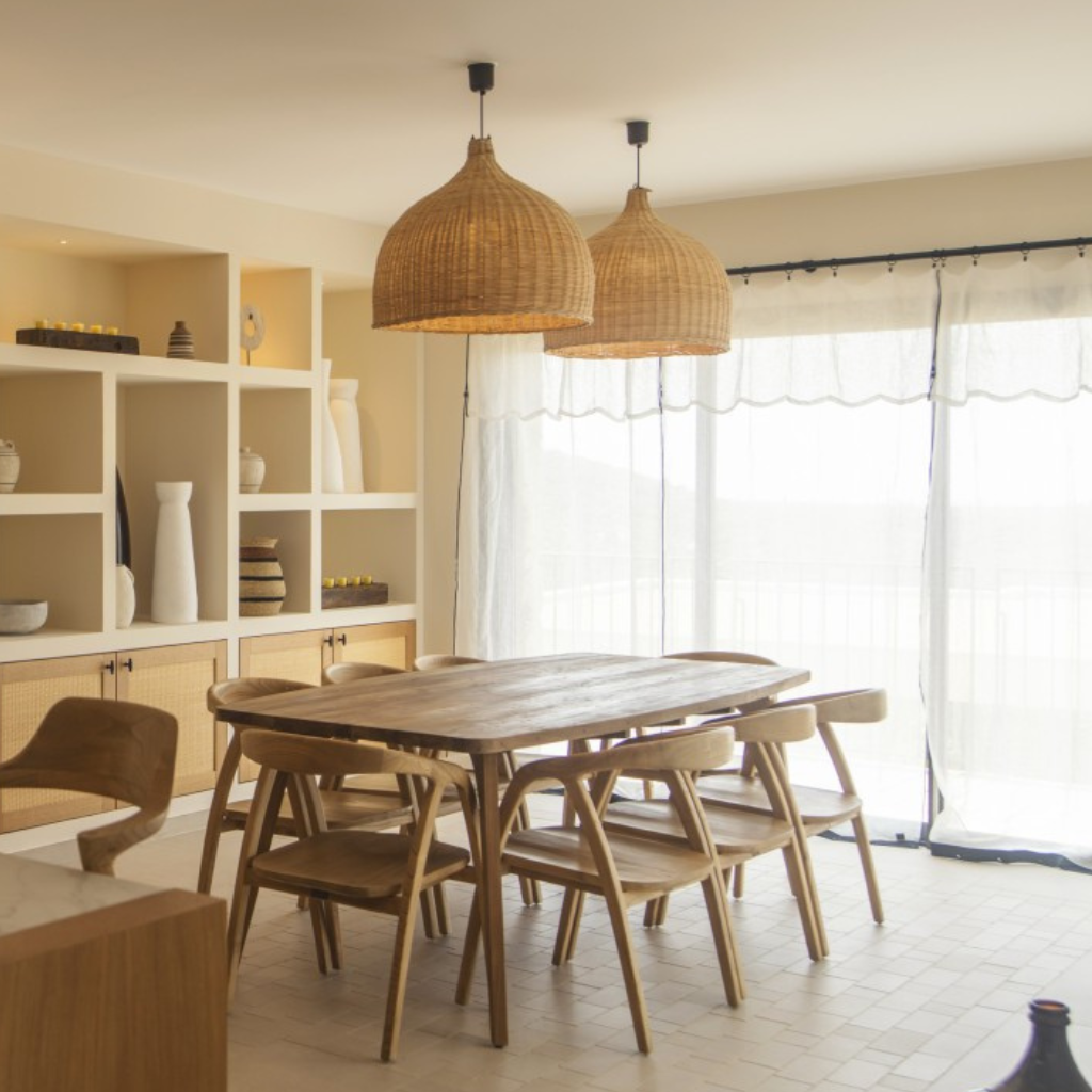 MAYA - Suspension en rotin  D60cm H50cm