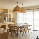 MAYA - Suspension en rotin  D60cm H50cm