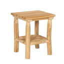 YAYA - table basse / tabouret en teck 40*40*50