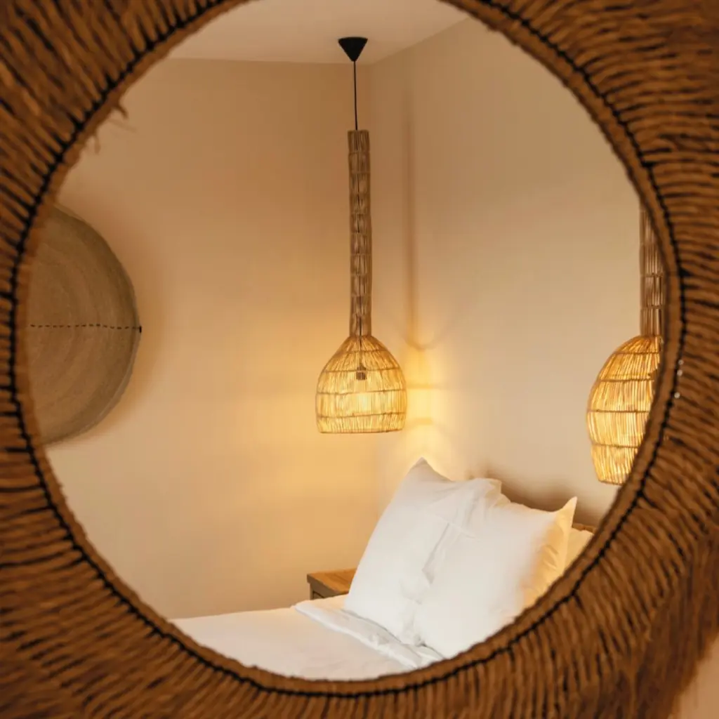 APRIL - Suspension en fibres naturelles  Produit sur mesure L115cm D30cm
