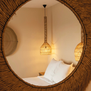 APRIL - Suspension en fibres naturelles  Produit sur mesure L115cm D30cm