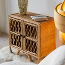 YOGY - Petit console en rotin  L60xl35xH60cm