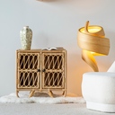 YOGY - Petit console en rotin  L60xl35xH60cm