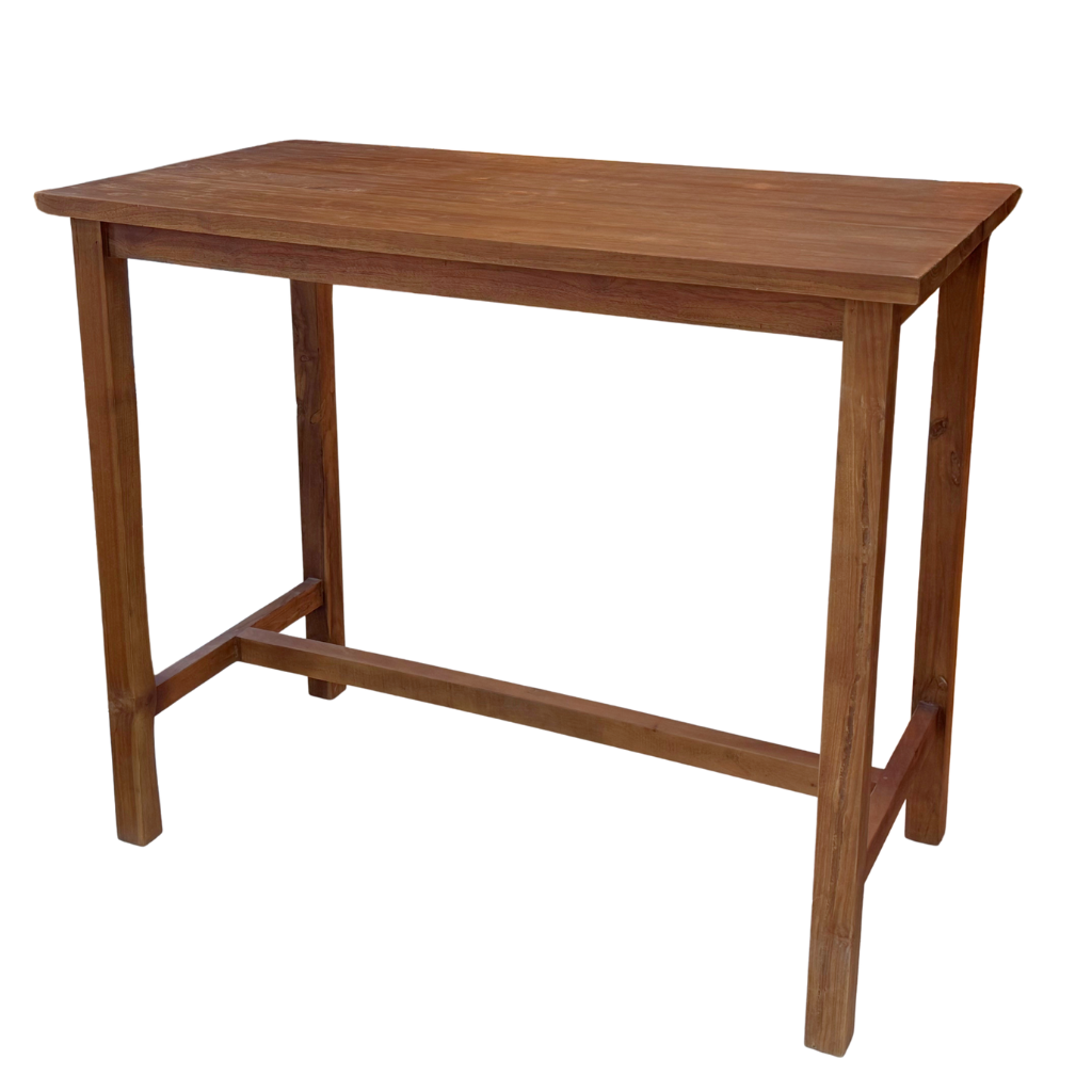 AMBRE- Mange debout en bois de teck