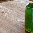 AMBRE- Mange debout en bois de teck