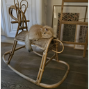 JIMY - Cheval à bascule en rotin - Objet de décoration