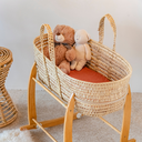 BALOU - Couffin tressé en feuilles naturelles doum