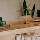 LIBELLULE - Sculpture en bambou sur pied