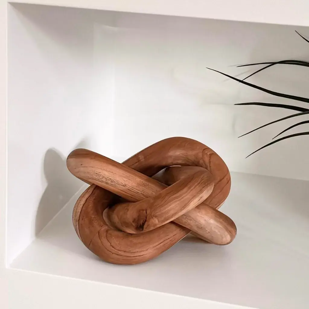 CARRA - objet décoratif en teck