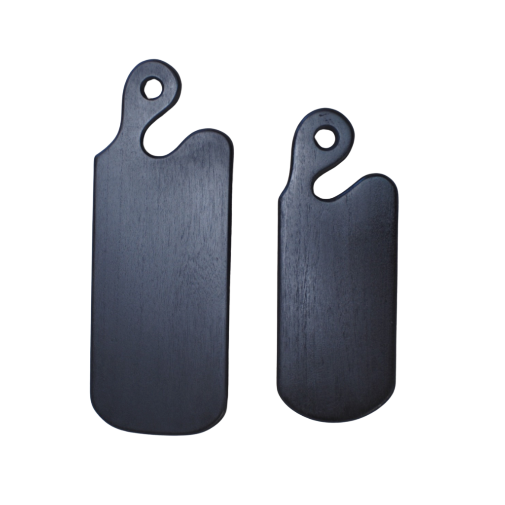 FINNO - Planche à découper noir en teck S