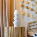 ECUME - Petit vase en terre cuite blanc M3