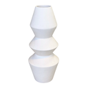 ECUME - Petit vase en terre cuite blanc M3
