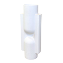 RECIF - Petit vase en terre cuite blanc M1