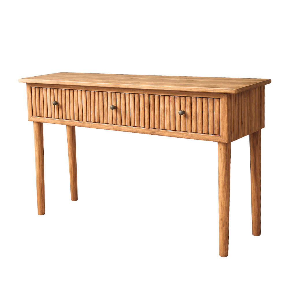 PIERRINE - Console en bois de teck