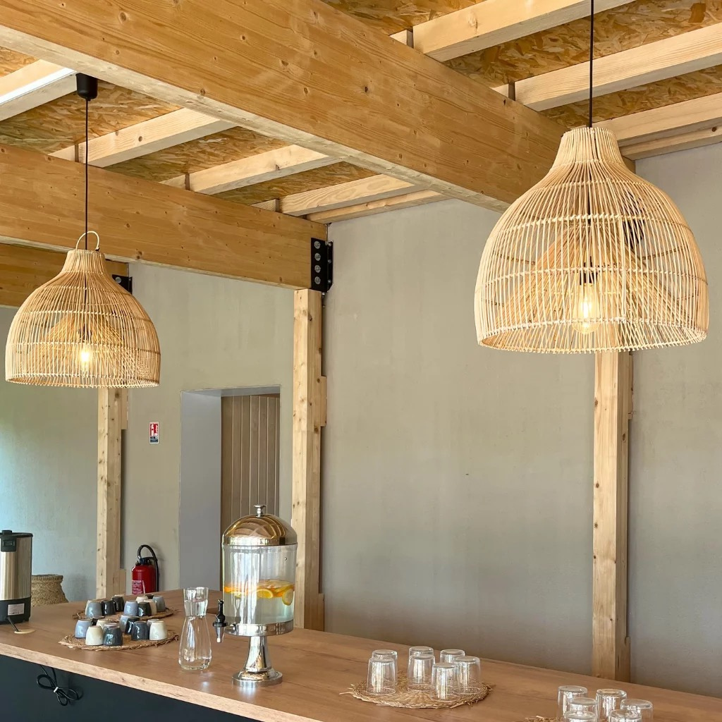 KUBA XL - Suspension en rotin