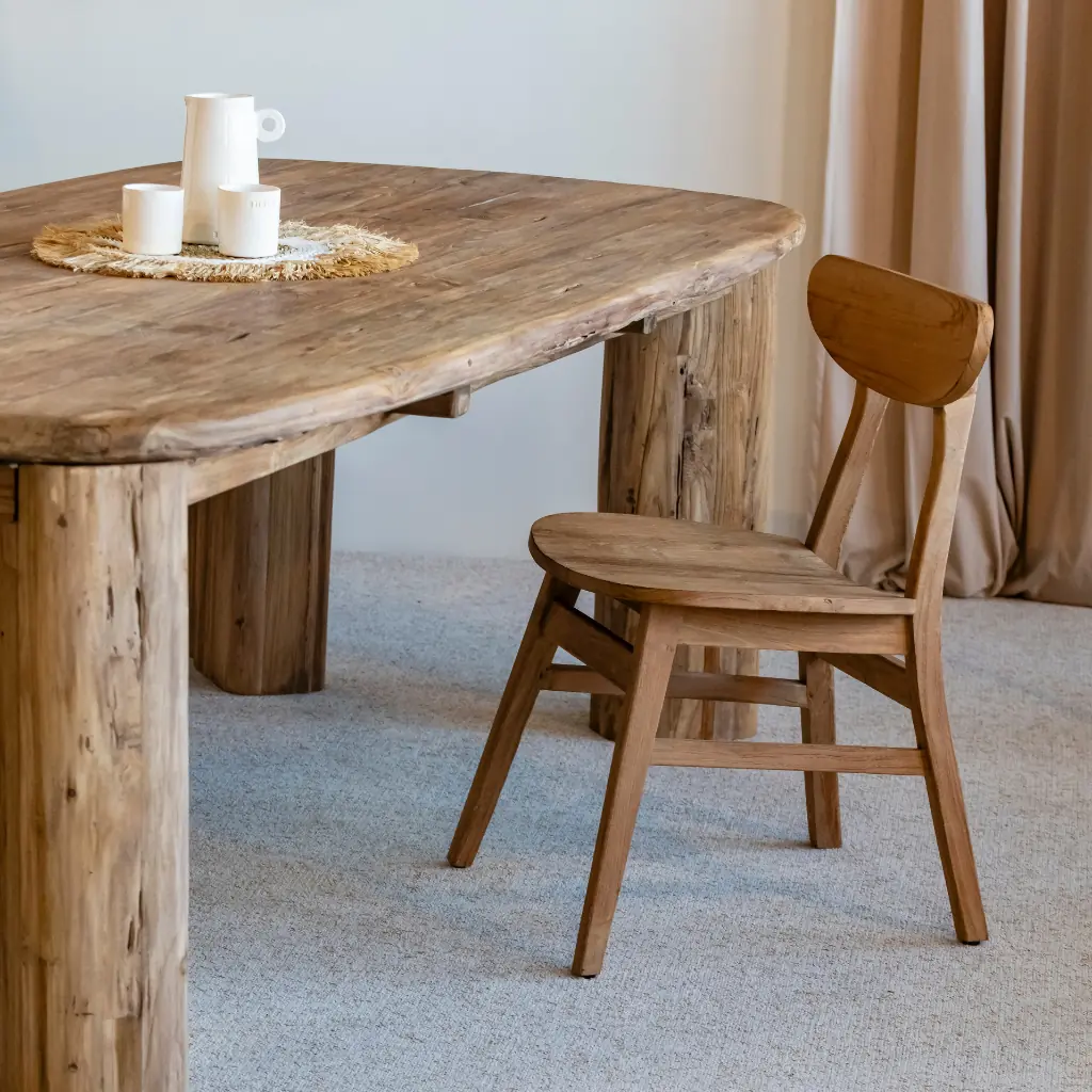 SUZETTE - Chaise en bois de teck