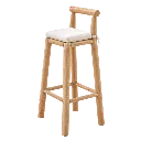 GABY - Chaise haute en bois de teck - outdoor- bar de plage