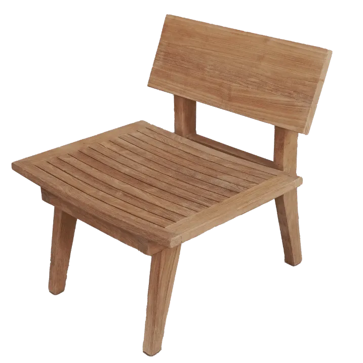 fauteuil en teck - mobilier pour professionnels - chr