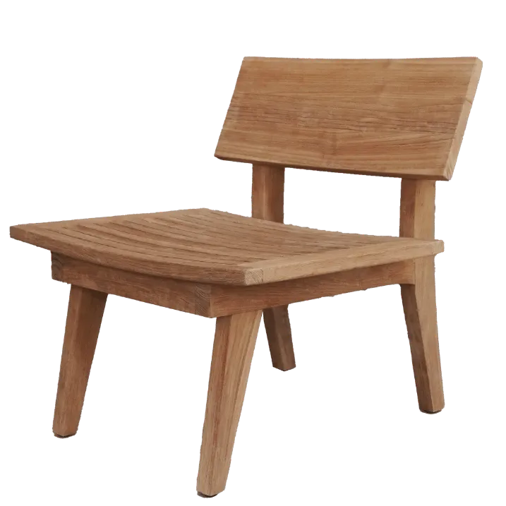 fauteuil en teck - mobilier pour professionnels - chr