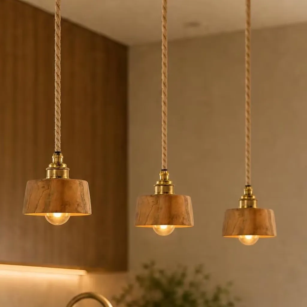 NAIROBI - Suspension pour restaurant en bois de teck