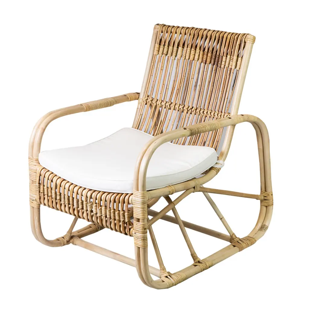 ALBANE - Fauteuil en rotin 60*80*60cm