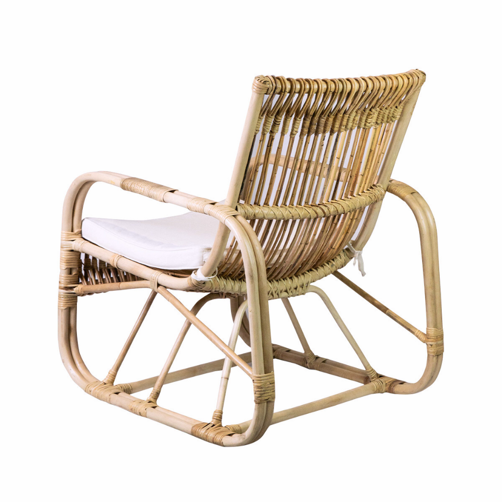 ALBANE - Fauteuil en rotin 60*80*60cm