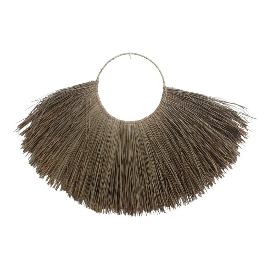 ALINE - Collier décoratif en raphia L116 l74 h3