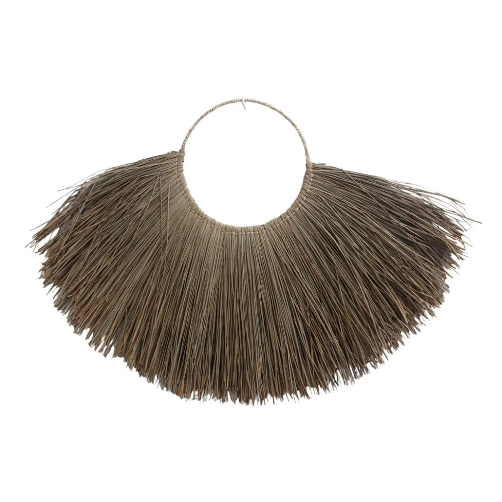 ALINE - Collier décoratif en raphia L116 l74 h3