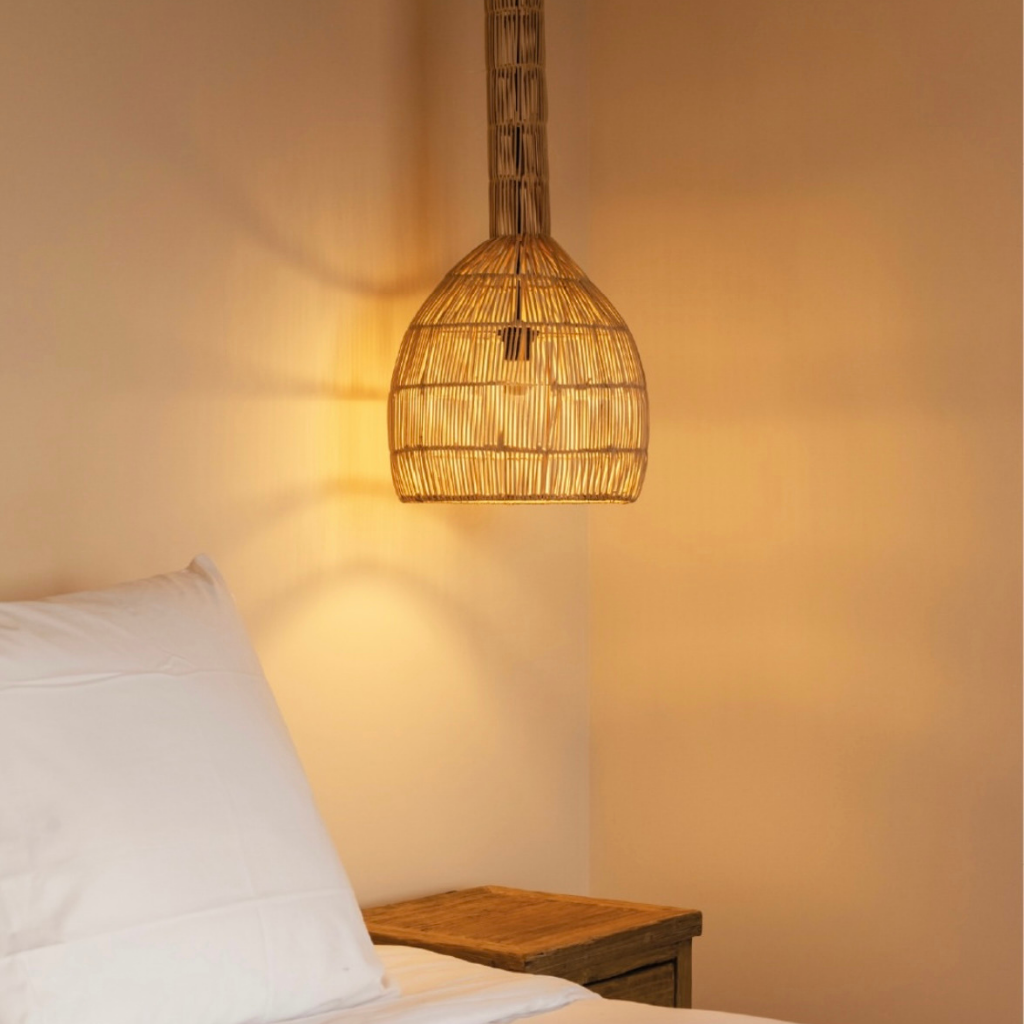 APRIL - Suspension en fibres naturelles 115x30cm - Produit sur mesure