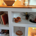 CARRA - objet décoratif en teck 20*12cm