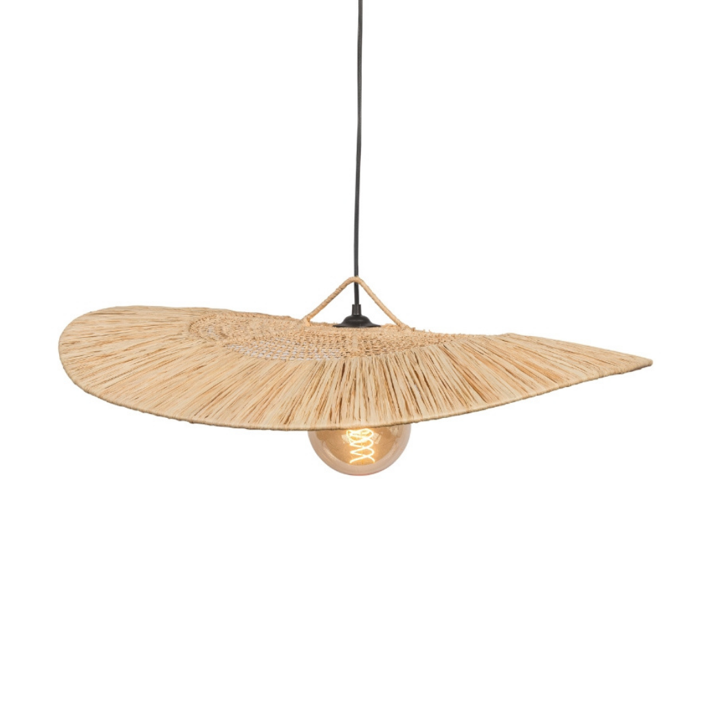 CHAPPY - Suspension en raphia D80 H6cm