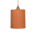 COLETTE - Suspension en terre cuite Ocre D15xH21cm