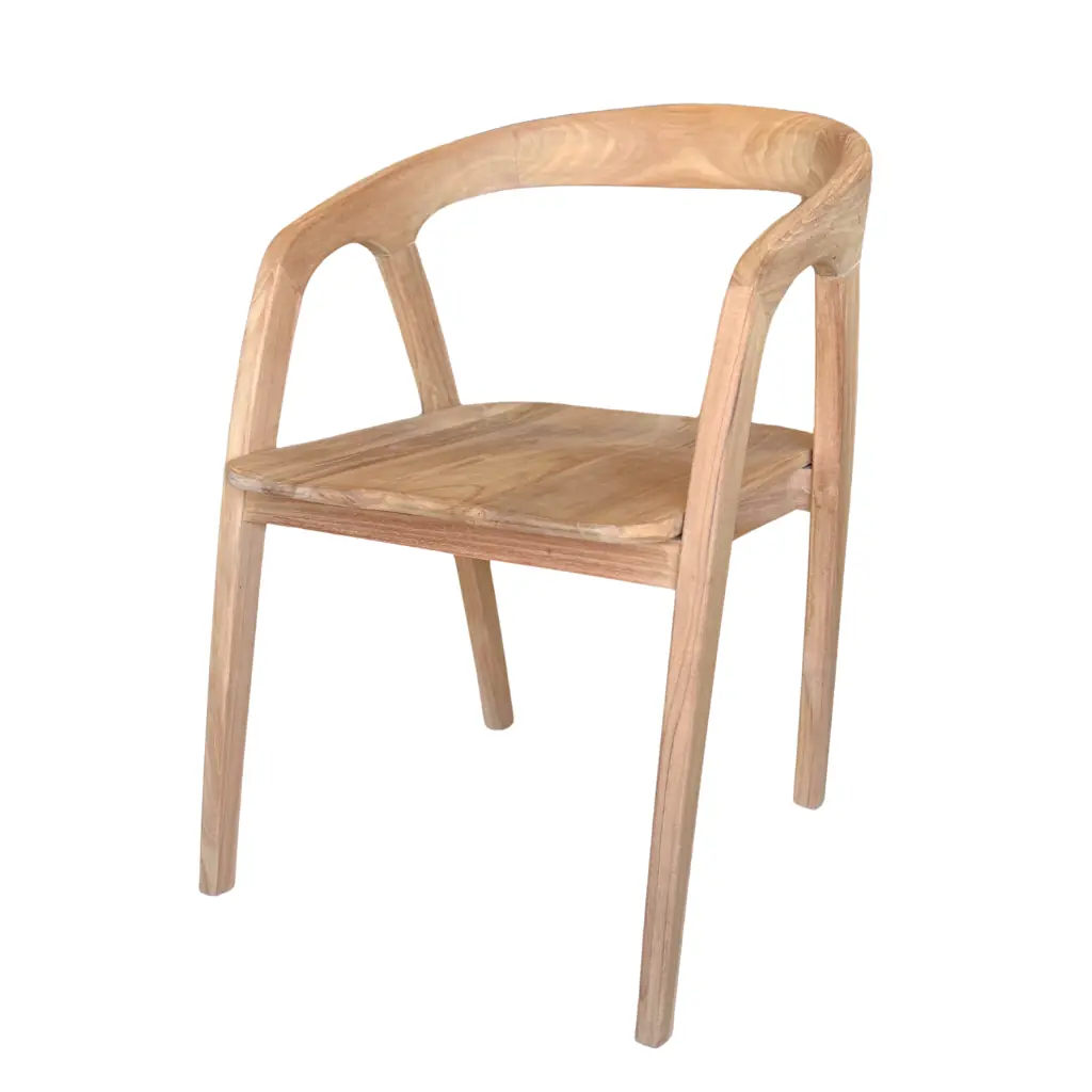 ANTA chaise naturel en teck